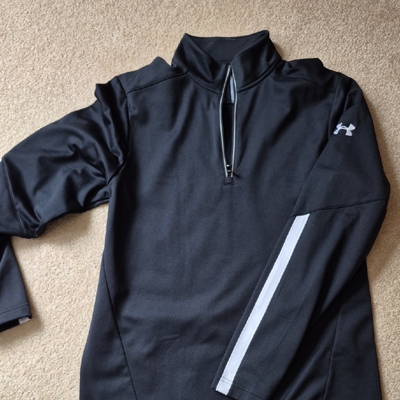 Under Armour Other - Under Armour Black and Gray Quarter-Zip Pullover